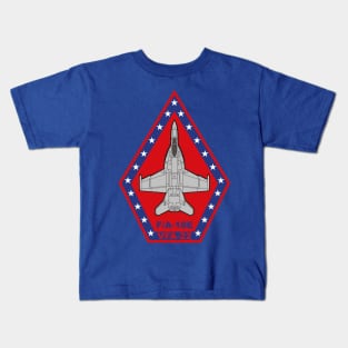 VFA-22 Fighting Redcocks - F/A-18 Kids T-Shirt